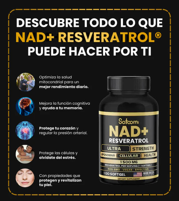 NAD + Resveratrol Original - 2 Unidades con 49% OFF + ENVIO GRÁTIS