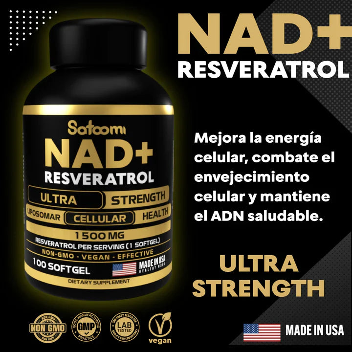 NAD + Resveratrol Original - 2 Unidades con 49% OFF + ENVIO GRÁTIS